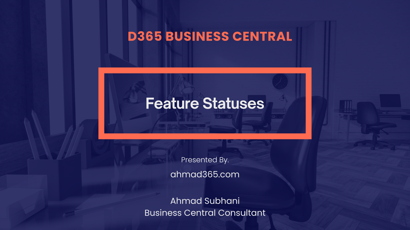 Feature Statuses